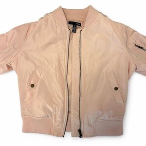 Baby Pink Bomber Jacket